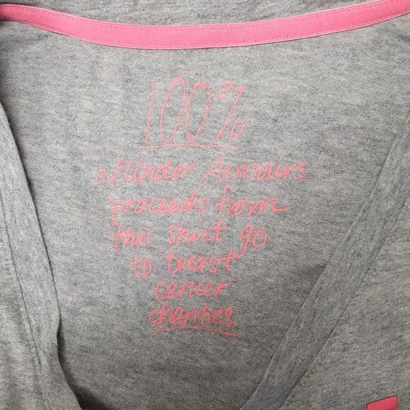 Under Armour black shorts, size SM/P & Sm.gray Under Armour Breast cancer T. - Picture 7 of 7